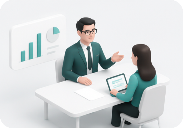 Expert guidance illustration